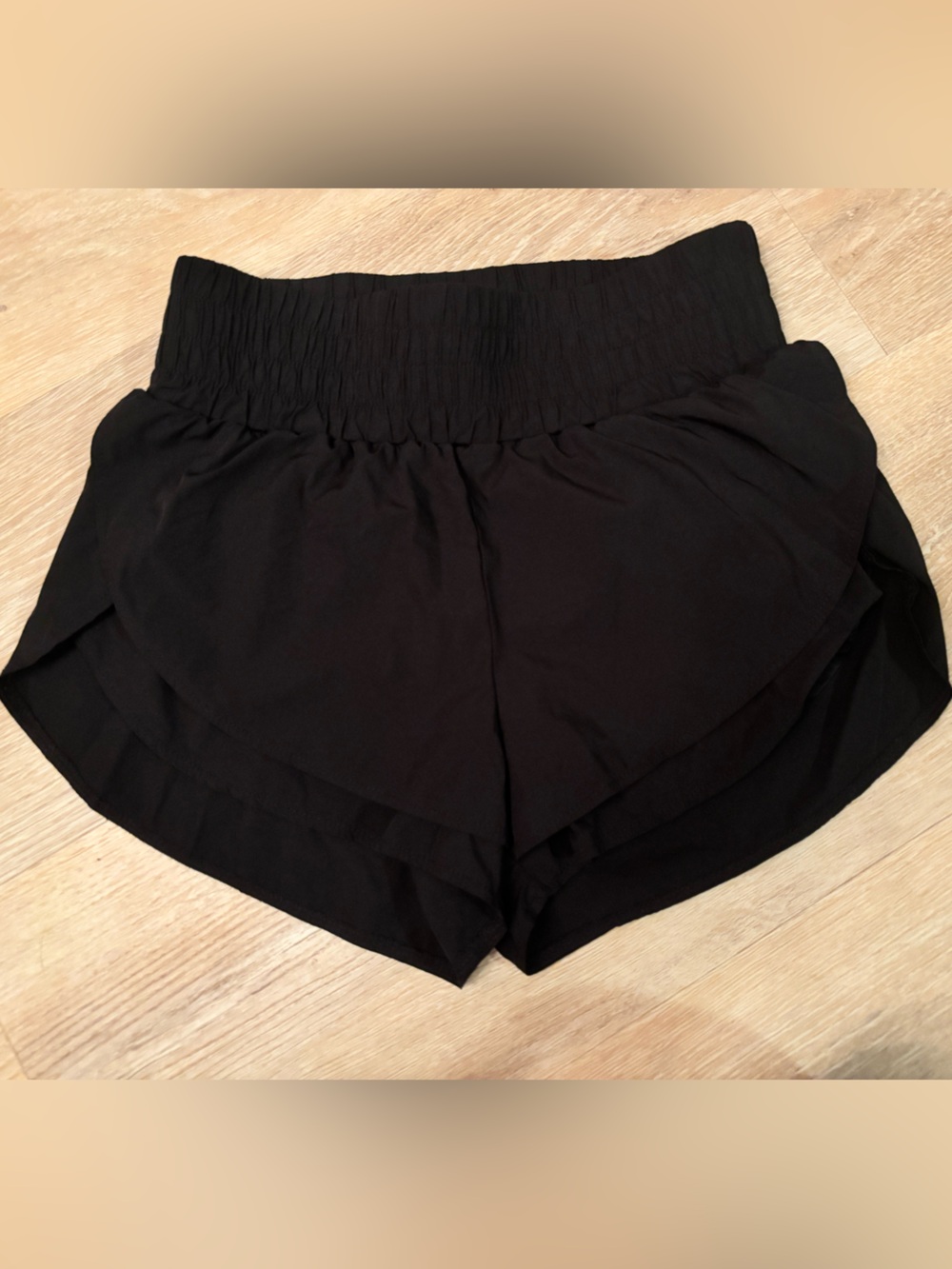 Baleaf Black Layered Athletic Pull-On Shorts